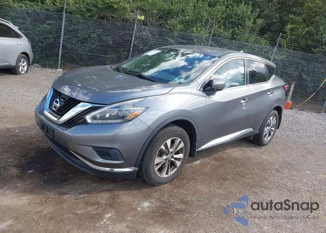 2018 Nissan Murano S z USA, uszkodzony, nr VIN 5N1AZ2MH0JN196169